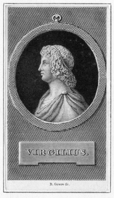 Vergilius, az 1821-ben megjelent „Publius Virgilius Maro” előlapja alkotó: Robert Graves